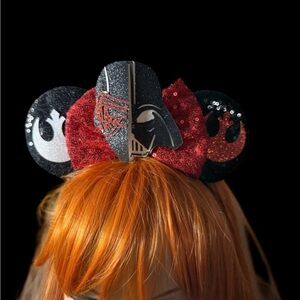 Star Wars Black and Red Sequin Headband